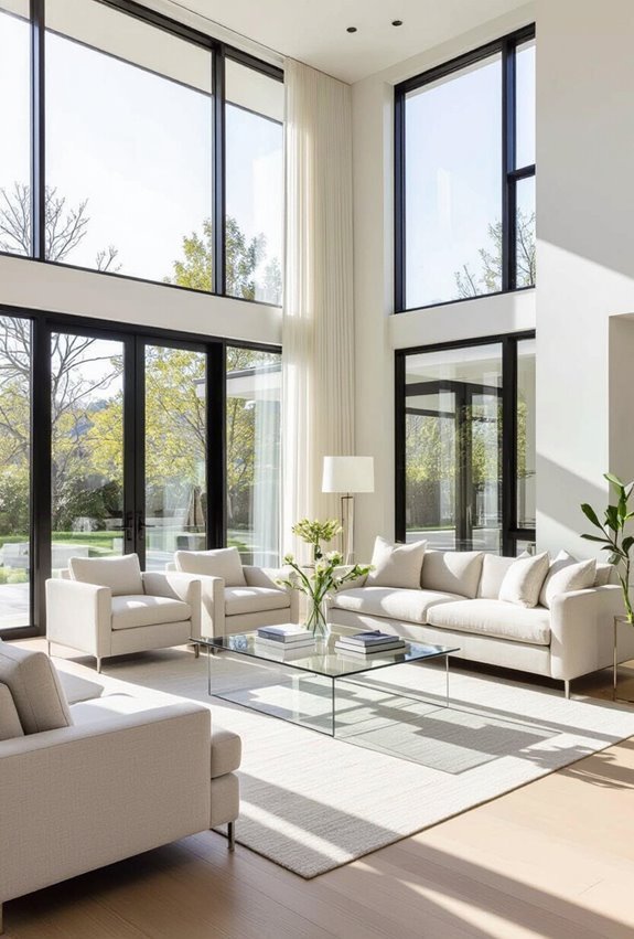 glass partitions for openness