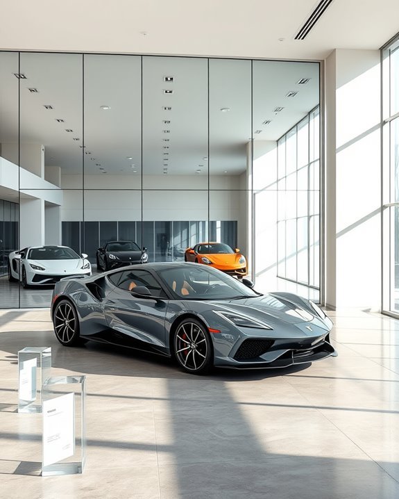 glass walls enhance visibility