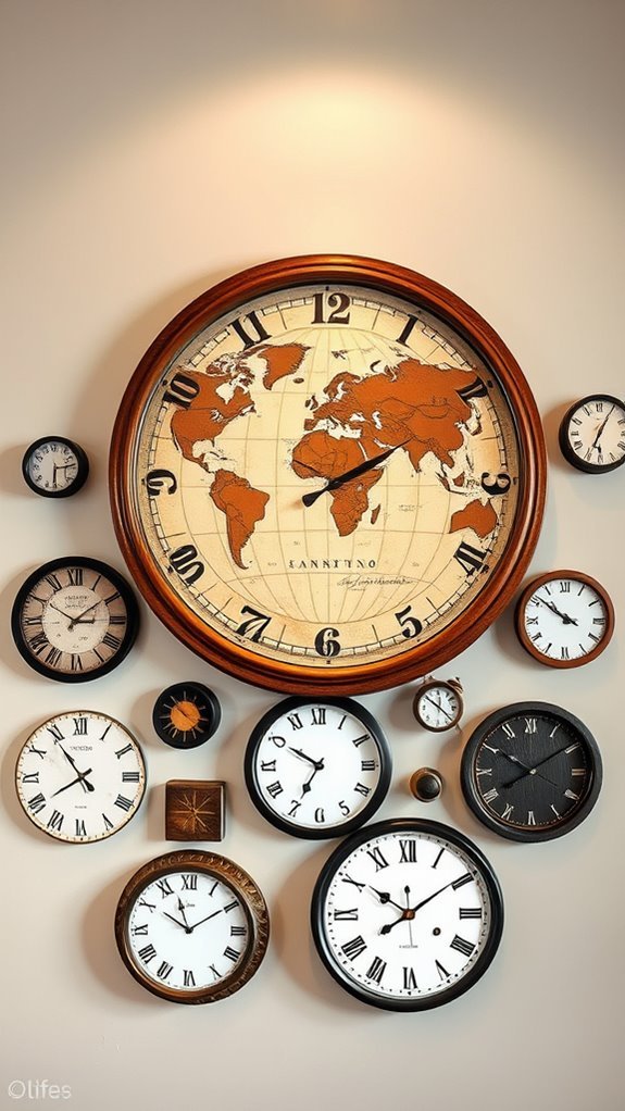 global time zone decor