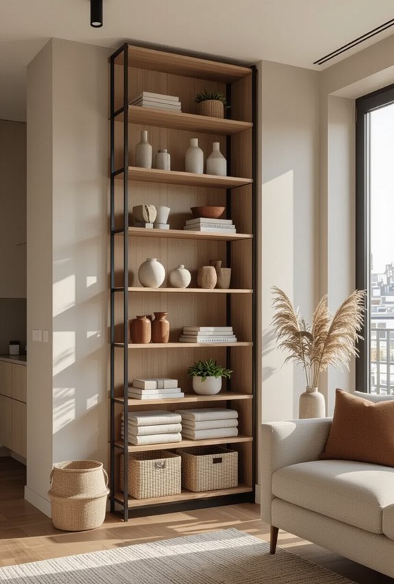 go vertical save space