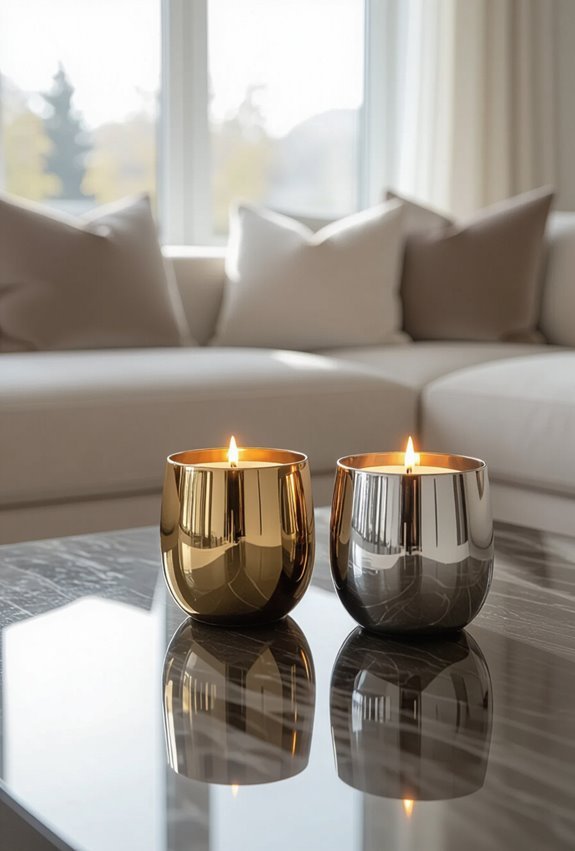 gold and silver glow
