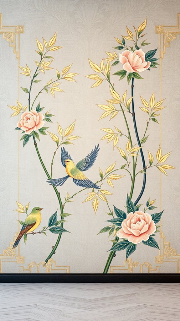gold leaf wall art