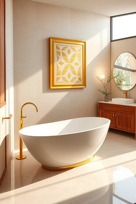 gold wall art elegance