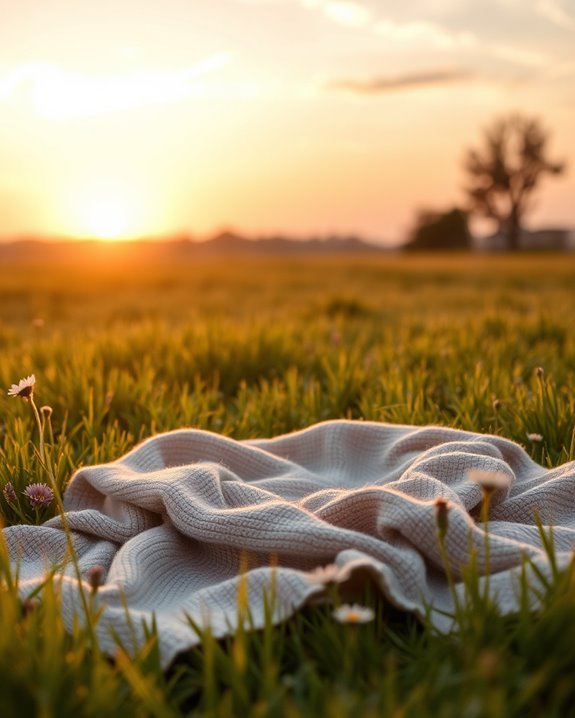 golden hour baby photography