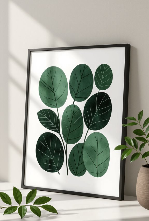 gothic emerald floral typography
