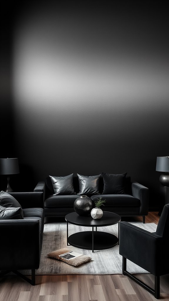 gradual fade black wallpaper