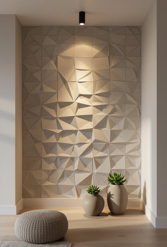 grazing directional lighting emphasizes texture