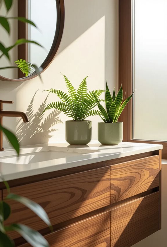 green succulents vertical planters