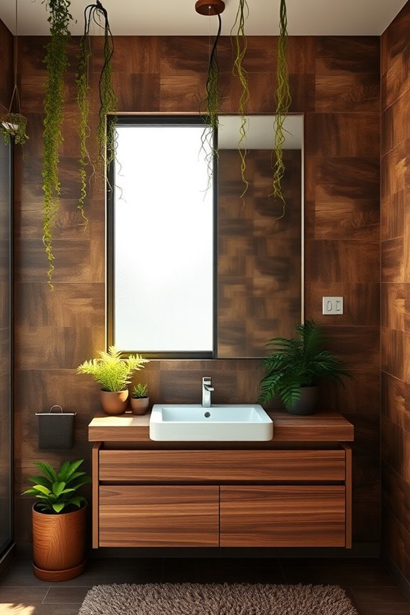 greenery and brown harmony