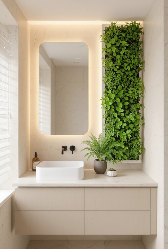 greenery with compact verticals