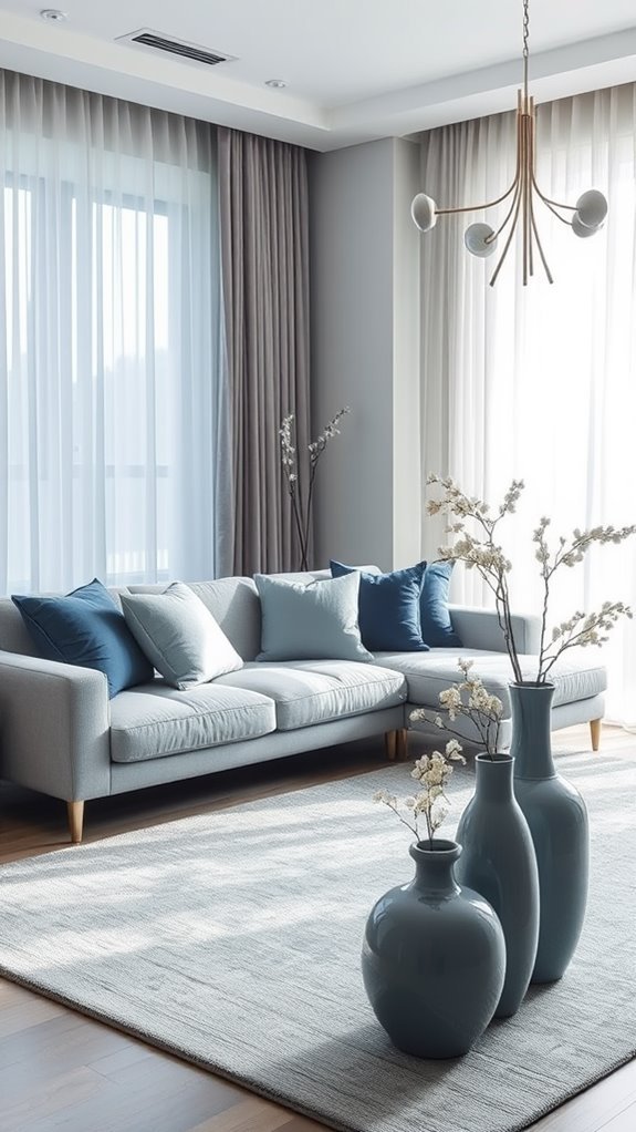 grey blue lighting accessories