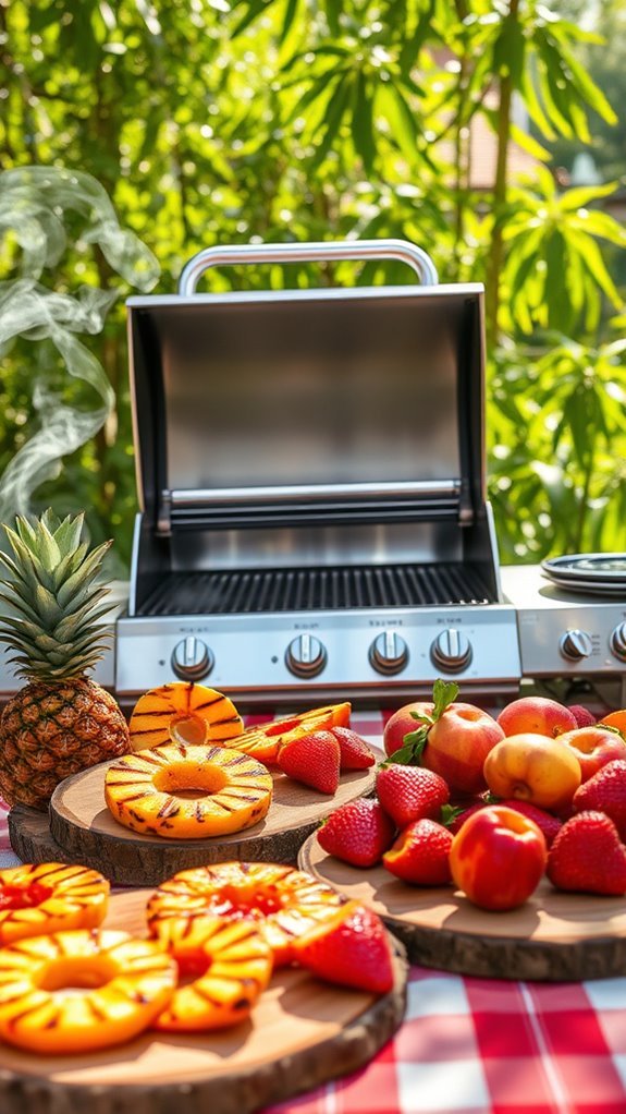 grilled fruit enhances bbqs