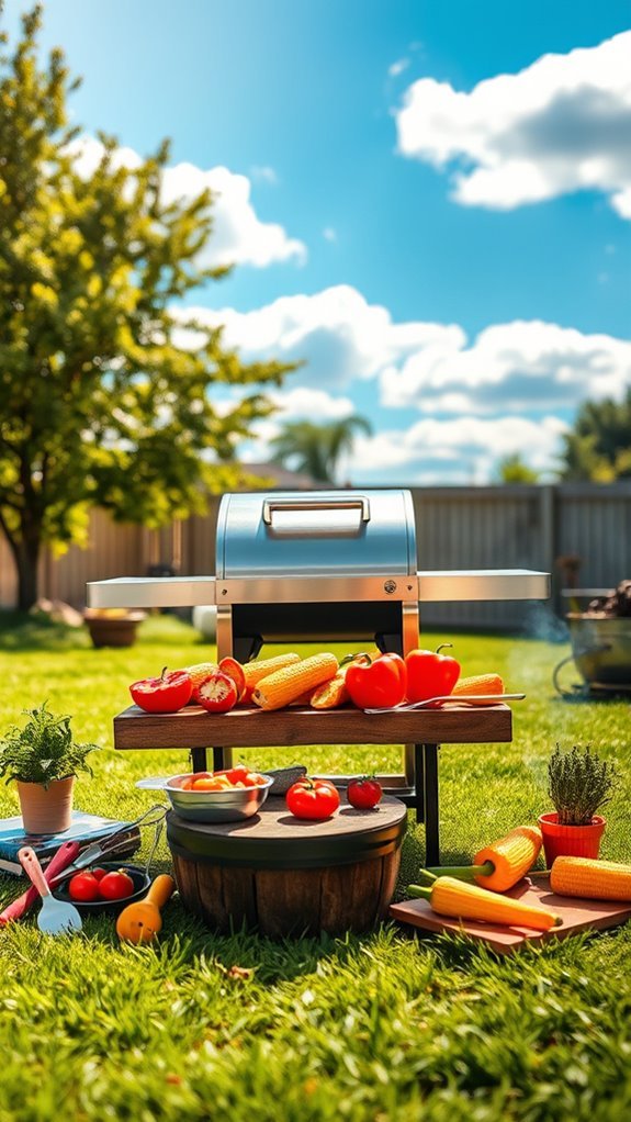 grilling fun with kids