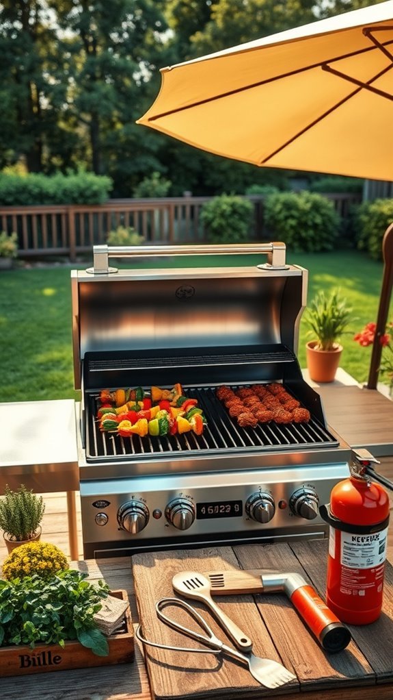 grilling safety and precautions