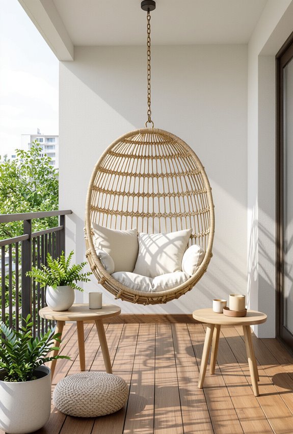 hammock or swing chair