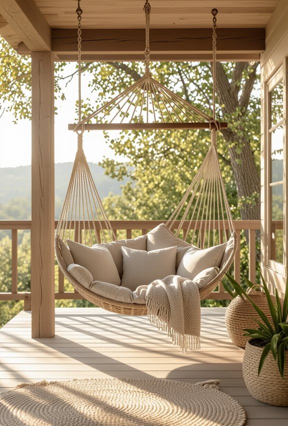 hammock or swing chair