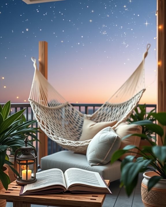 hammocks enhance relaxation spaces
