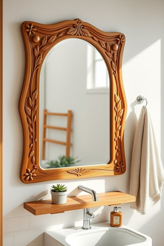 hand carved eco friendly mirrors
