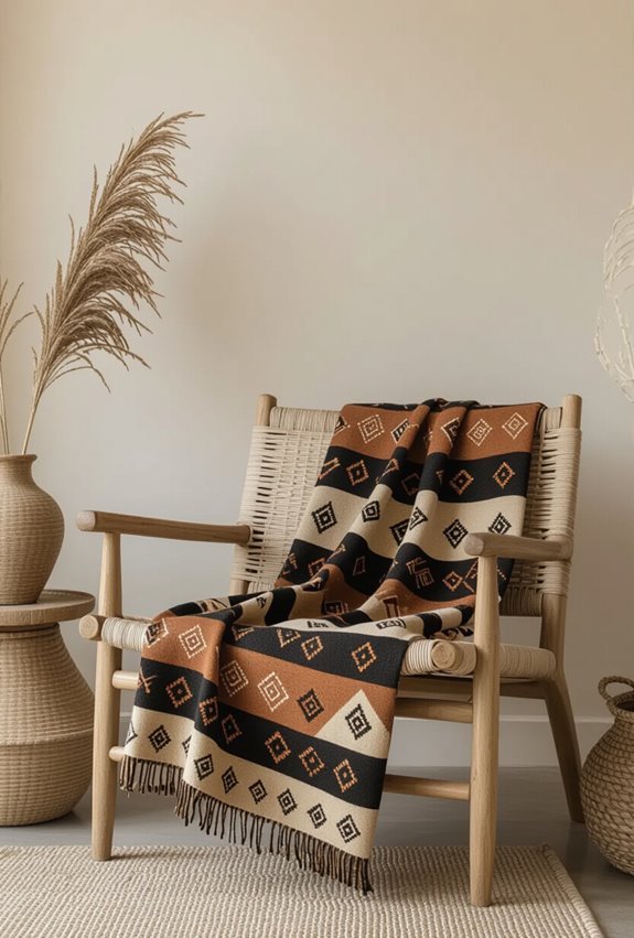 hand dyed west african mudcloth