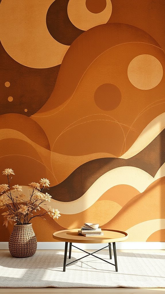 hand painted artistic wall murals