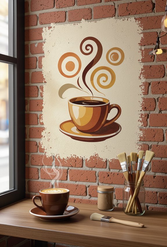 hand painted coffee quotes