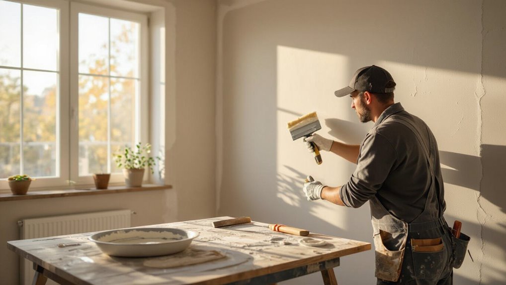 hand textured wall techniques