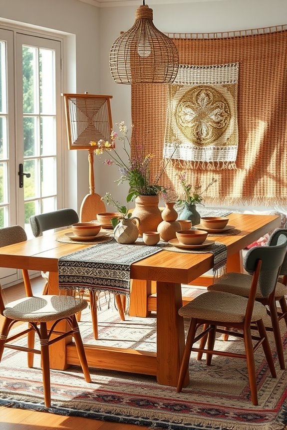 handcrafted bohemian dining accessories