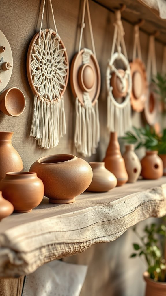 handcrafted clay decor ideas