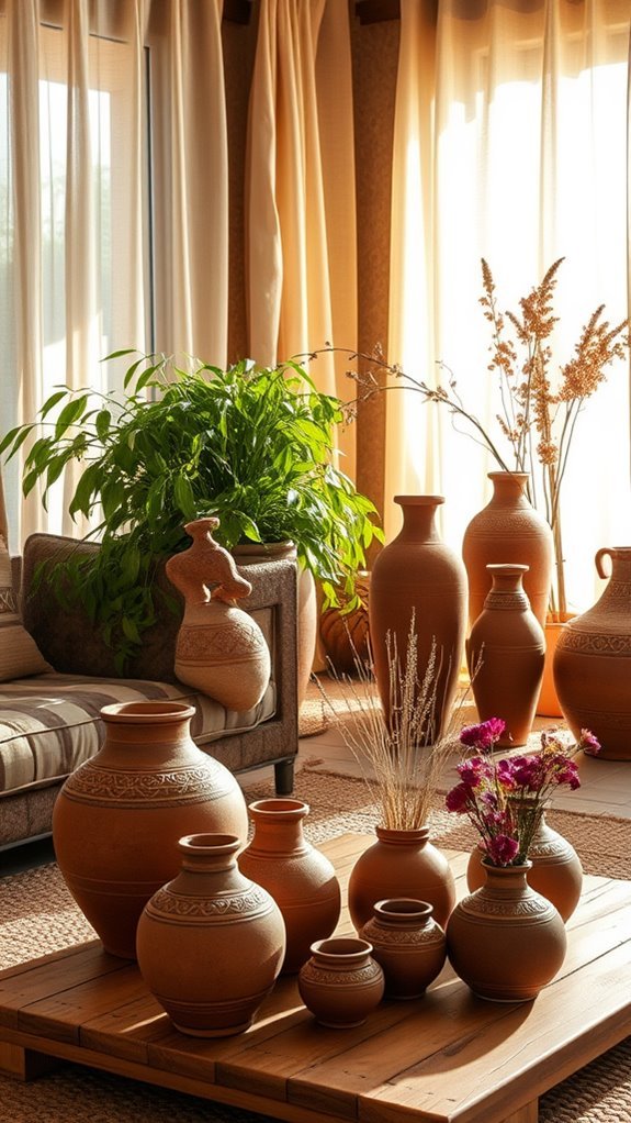 handcrafted earthy pottery designs