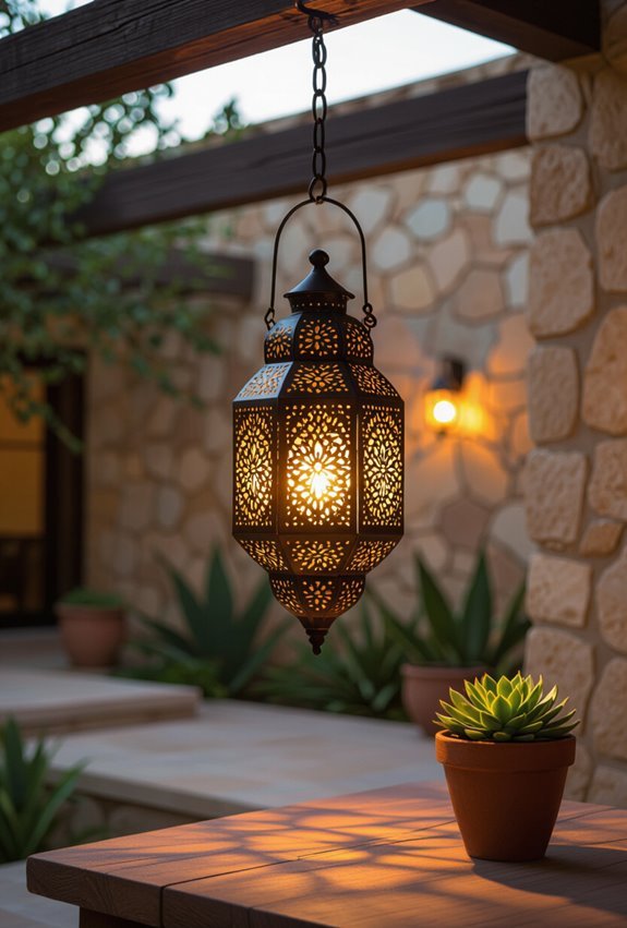 handcrafted mexican tin lanterns