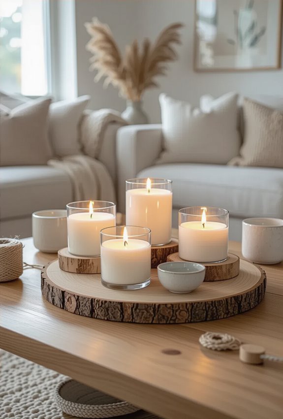 handcrafted scented wax holders