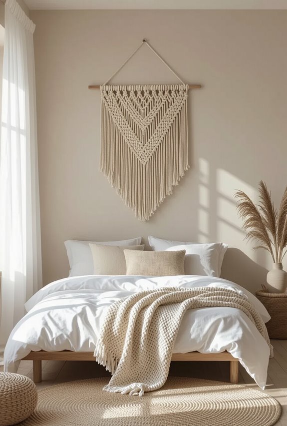 handmade macram adds texture