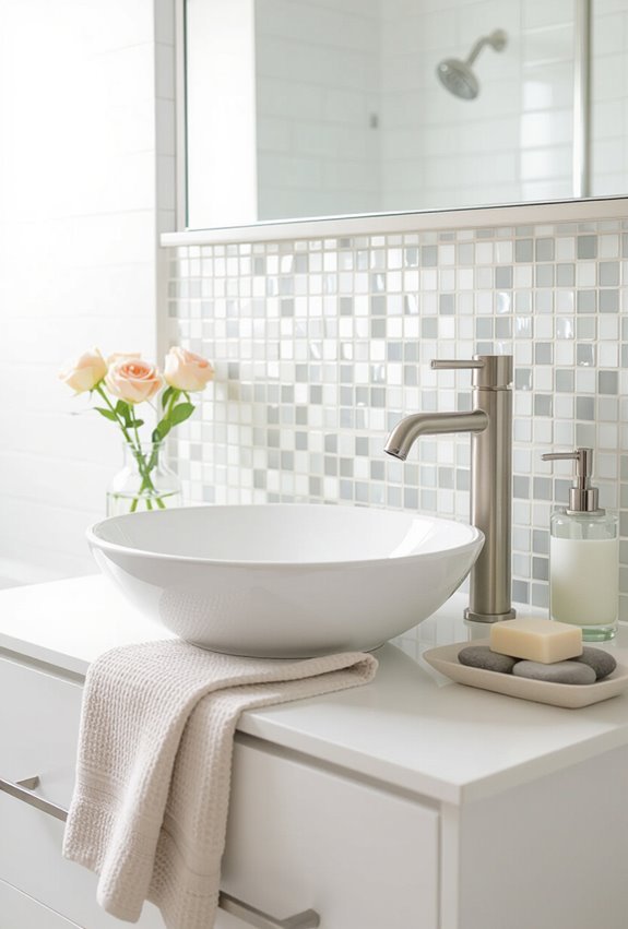 handmade tesserae grout emphasis