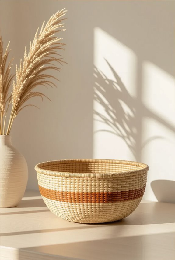 handmade woven baskets warmth