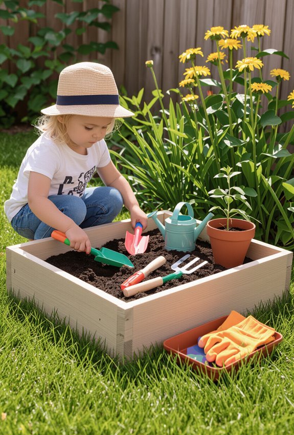 hands on kid gardening projects