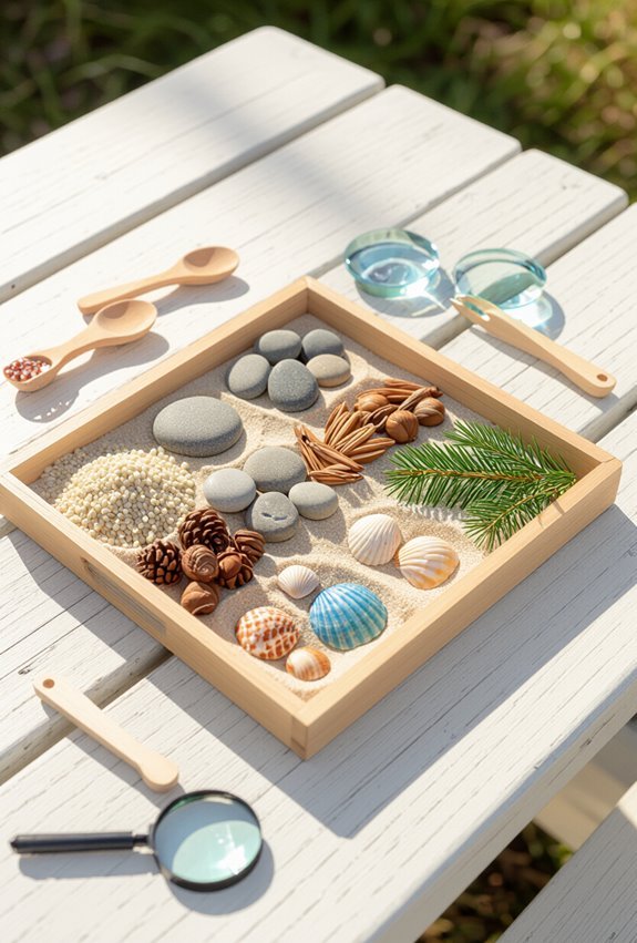 hands on nature sensory exploration