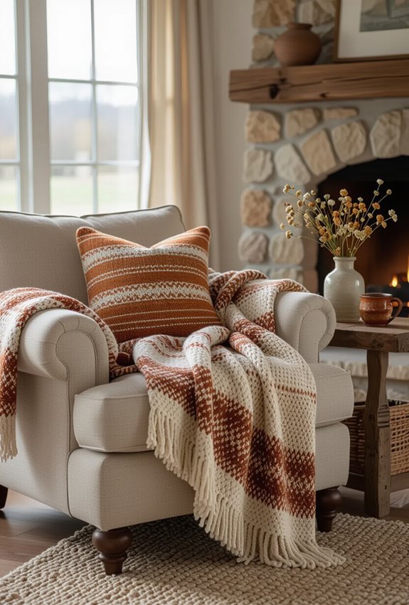 handwoven throws for warmth
