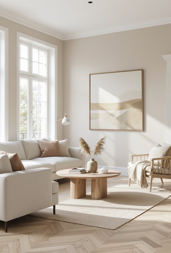 hang art higher visually elevate