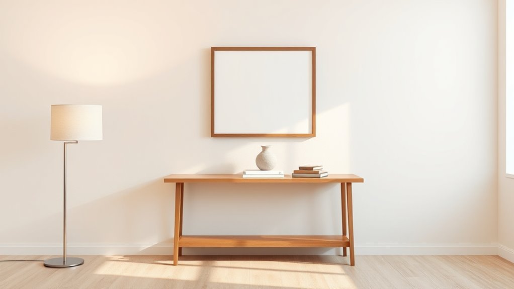 hang artwork at eye level