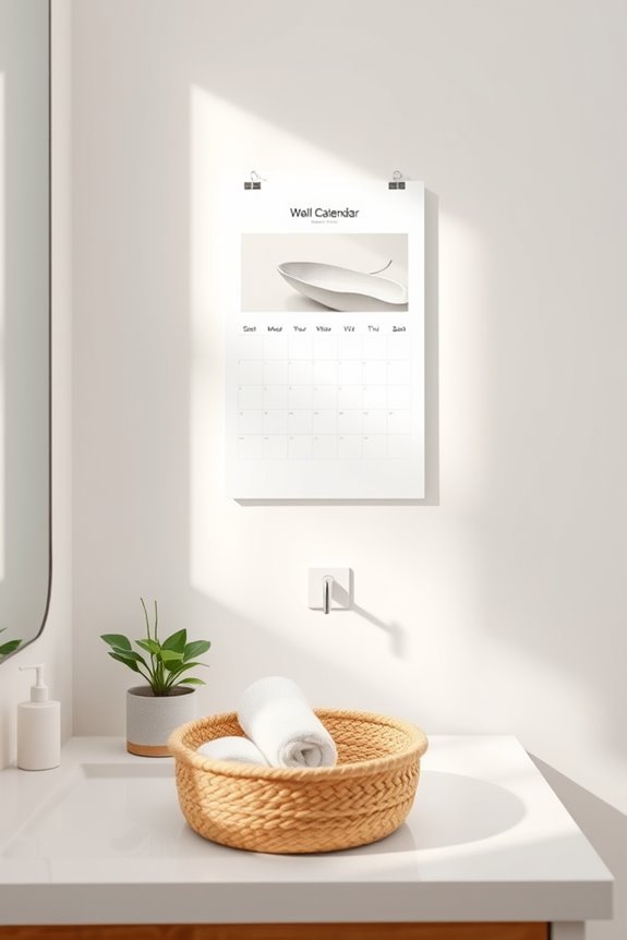 hang calendar for organization