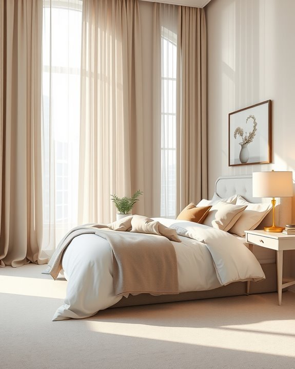 hang curtains high elegantly