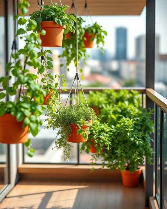 hanging herb garden benefits