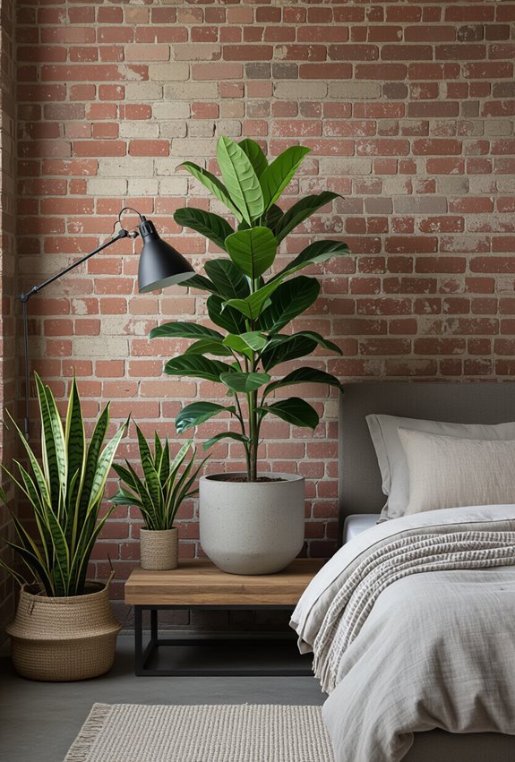 hardy greenery complements industrial lofts