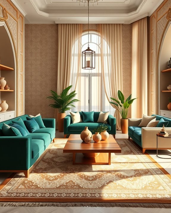 harmonious arabian color scheme