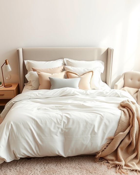harmonious bedding color combinations