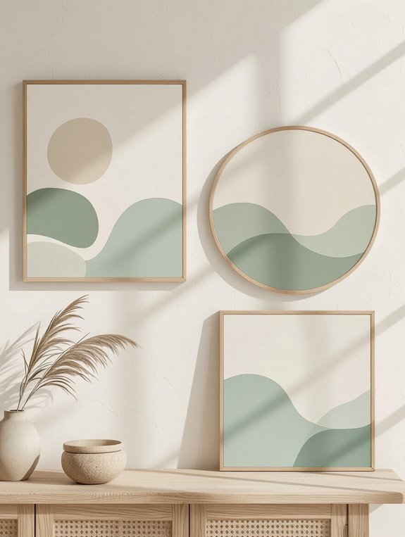 harmonious cohesive wall decor