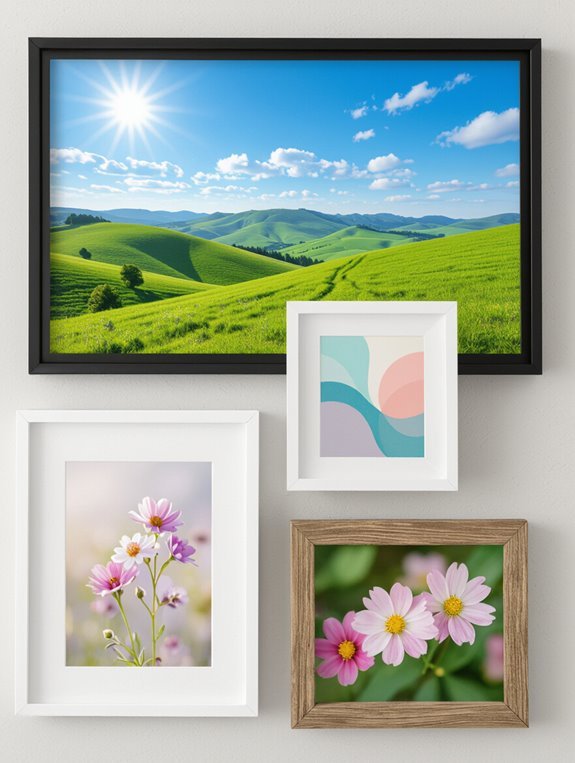 harmonious color contrast balance