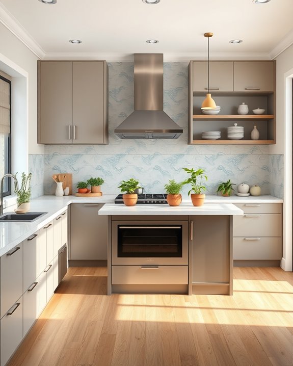 harmonious color schemes for kitchens