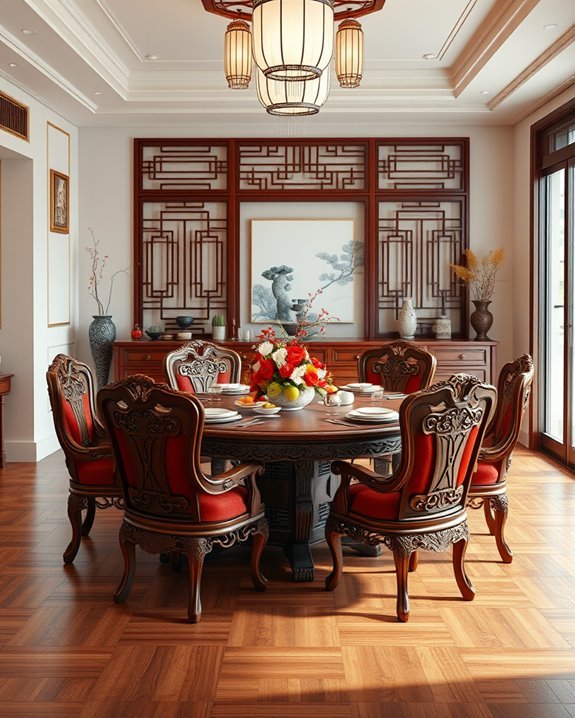 harmonious dining energy flow