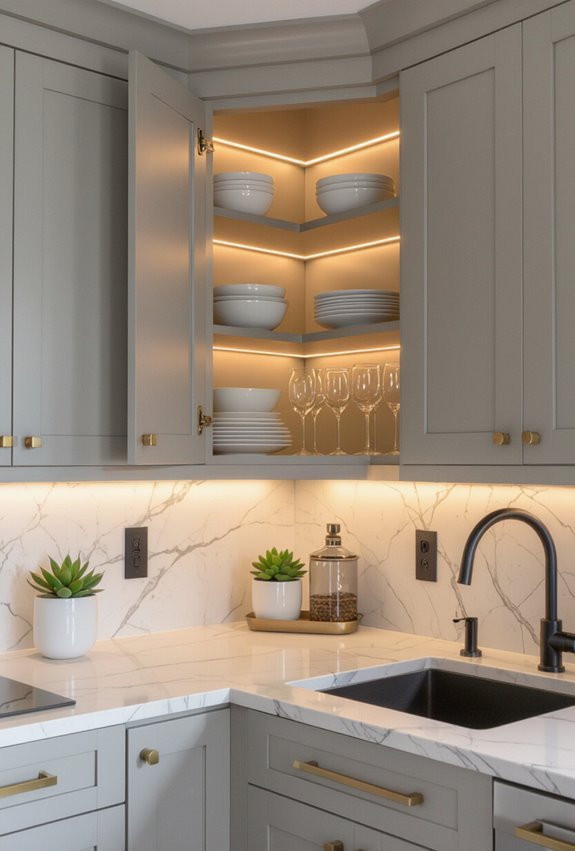 harmonize lighting finishes hardware